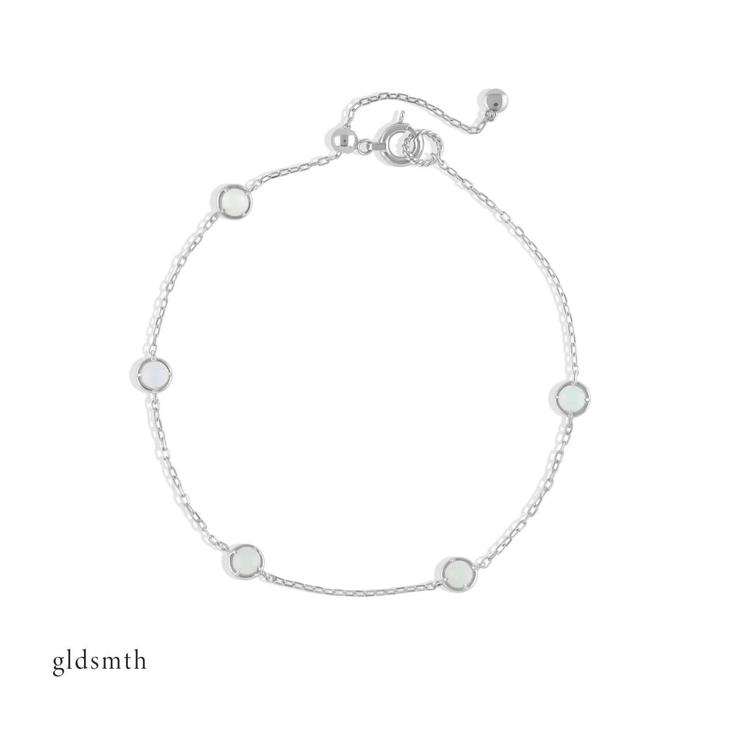 10k White Gold Cheyenne Opal Bracelet