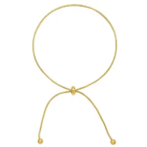 18K Gold-Filled Adjustable Anklet and Bracelet