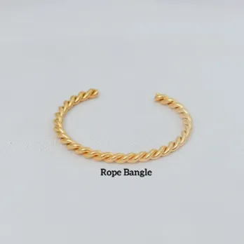 18K Gold-Filled Cuff Bangle Bracelet