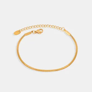 18K Gold-Plated Minimalist Bracelet