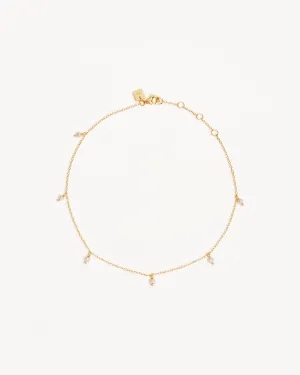 18k Gold Vermeil Peace Anklet