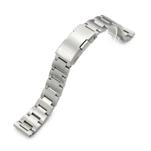 20mm or 22mm Super-O2 (Pull-Twist) QR Titanium Watch Band Straight End Quick Release, Brushed Slinea Clasp