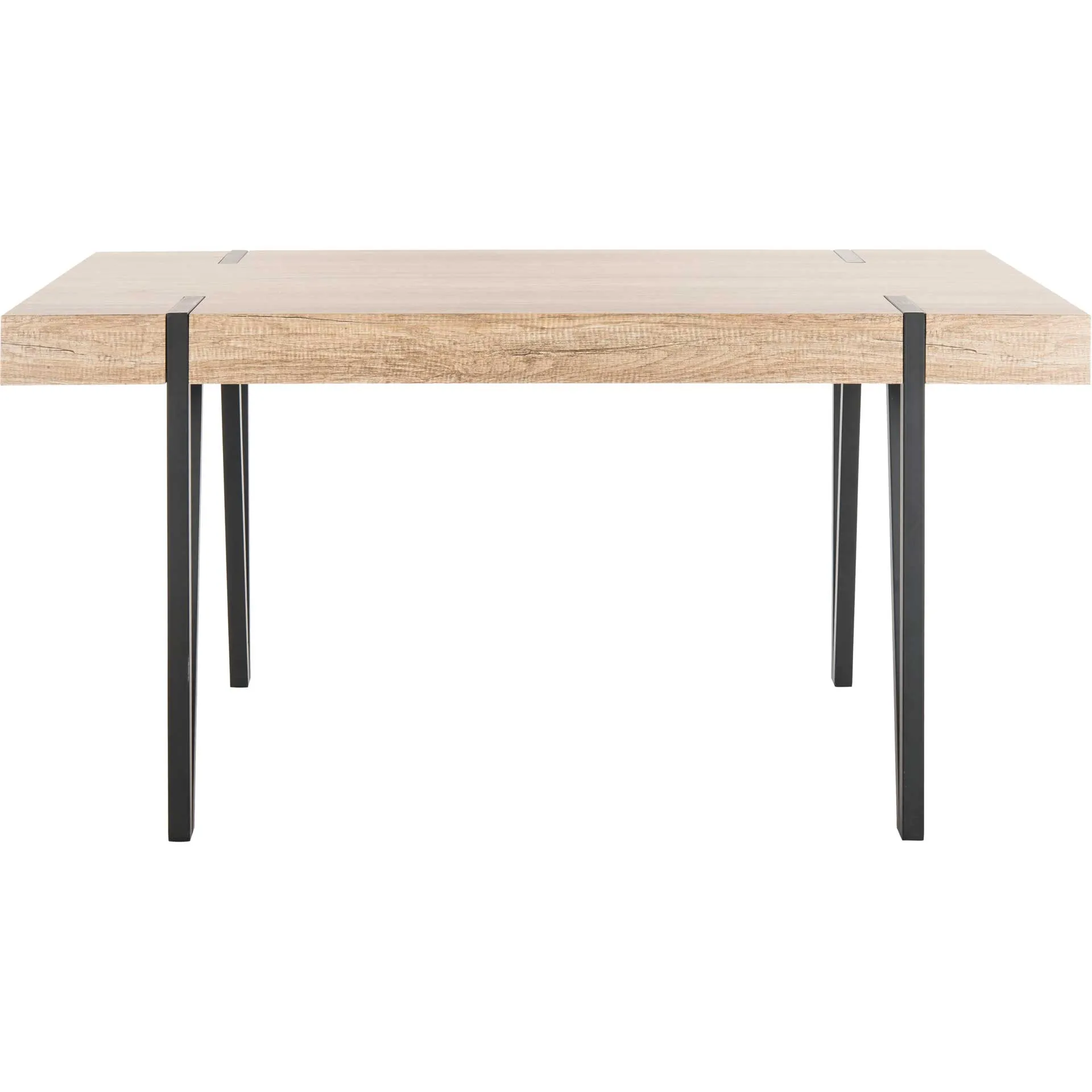 Alan Wood Top Dining Table Canyon Gray