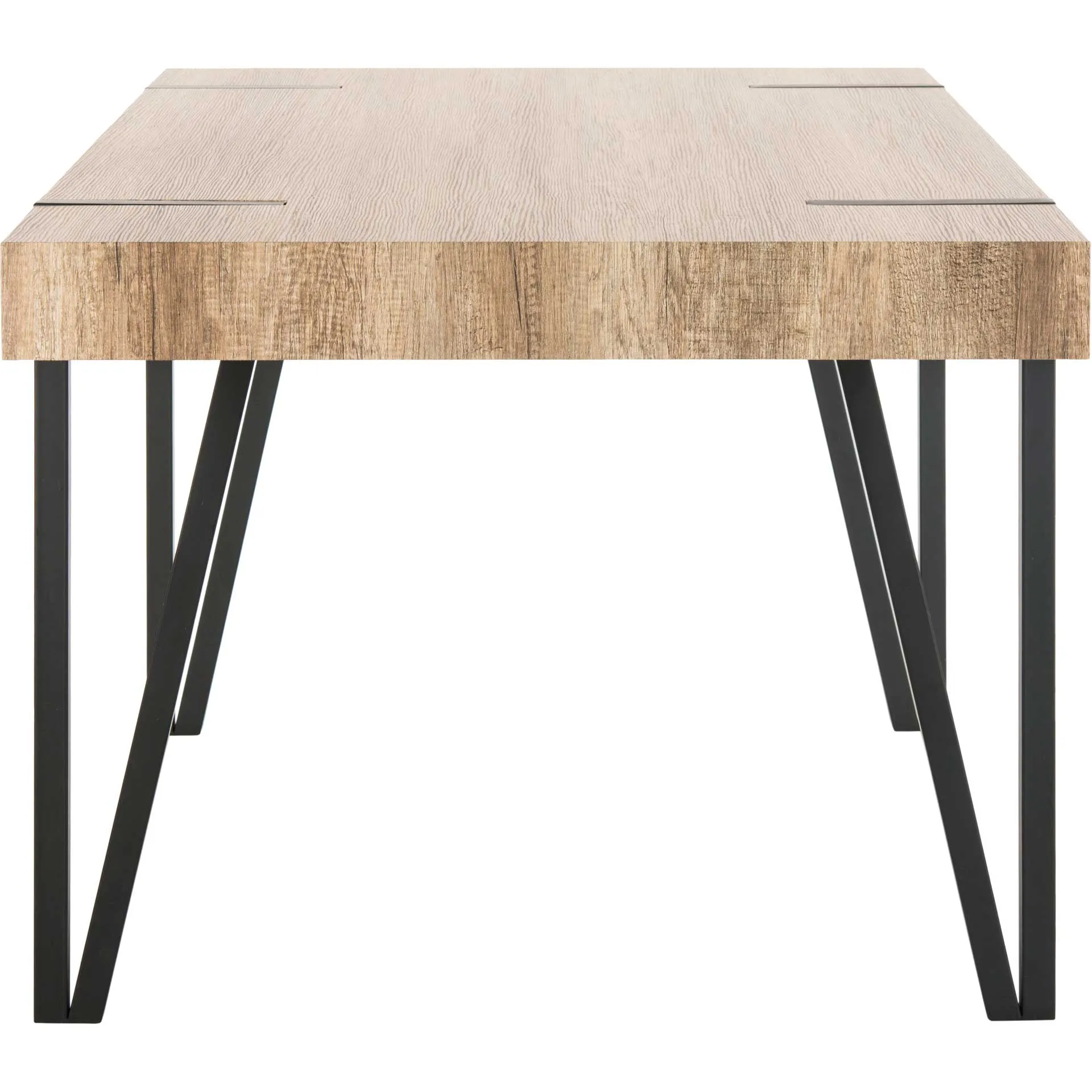 Alan Wood Top Dining Table Canyon Gray