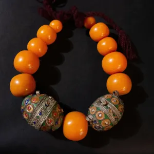 Amber Bead Necklace