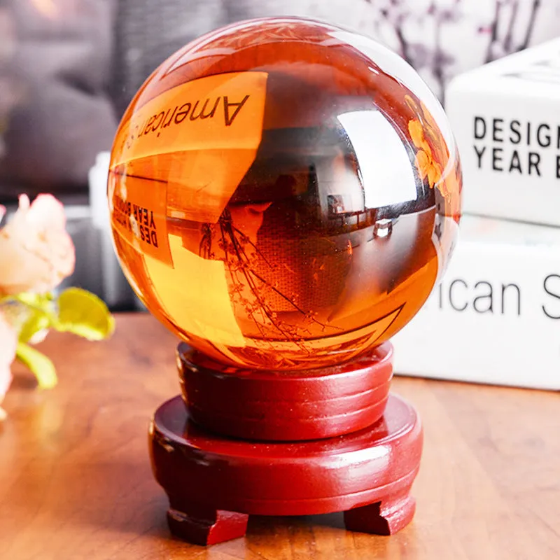 Amber crystal ball