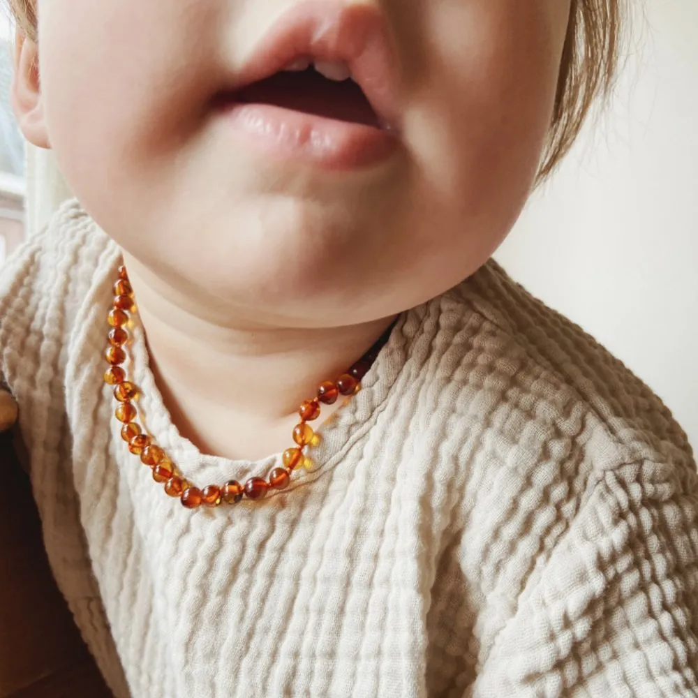 Amber necklace - Baby & child - 32 cm