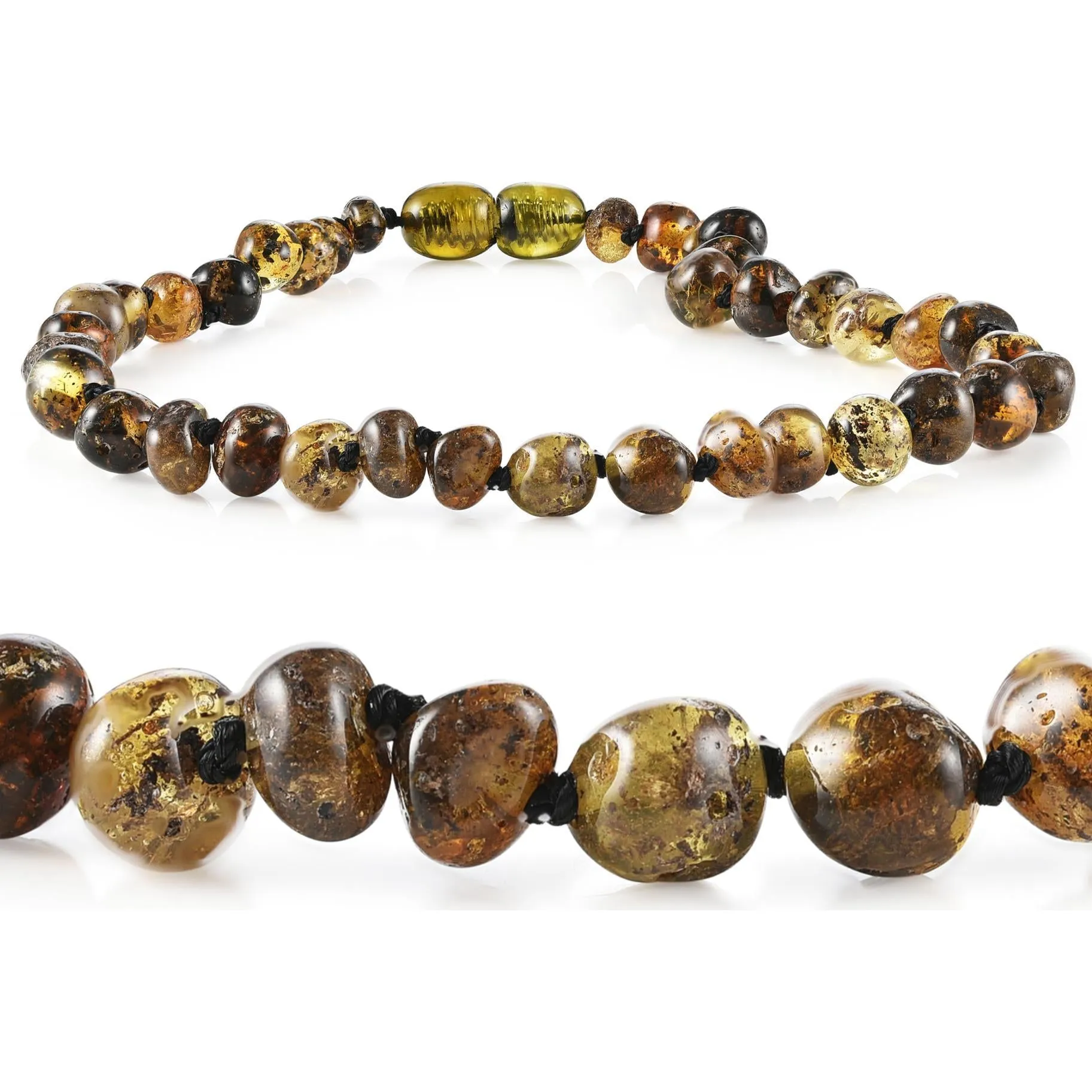 Amber Necklaces by R.B. Amber Jewelry (10-11")