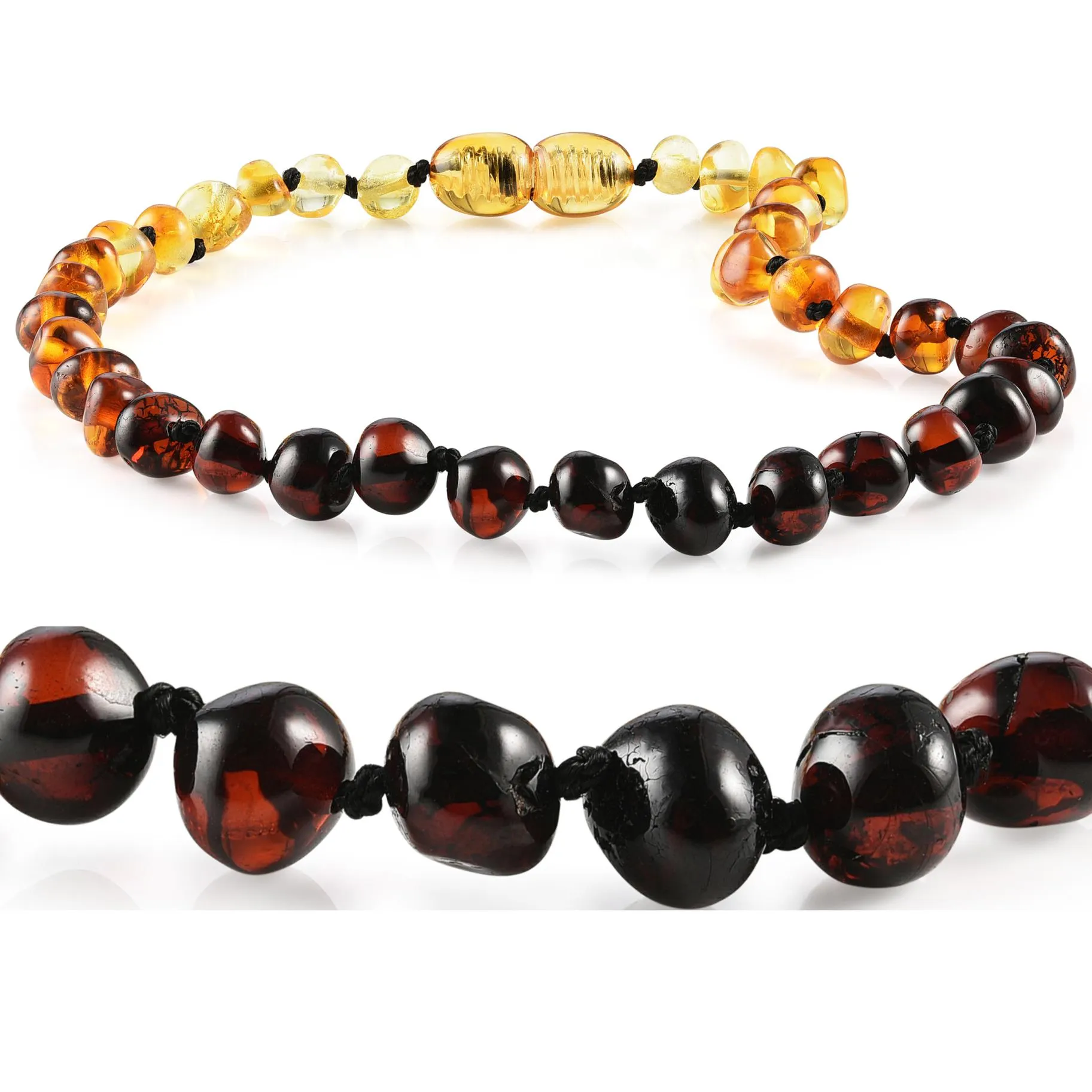 Amber Necklaces by R.B. Amber Jewelry (10-11")