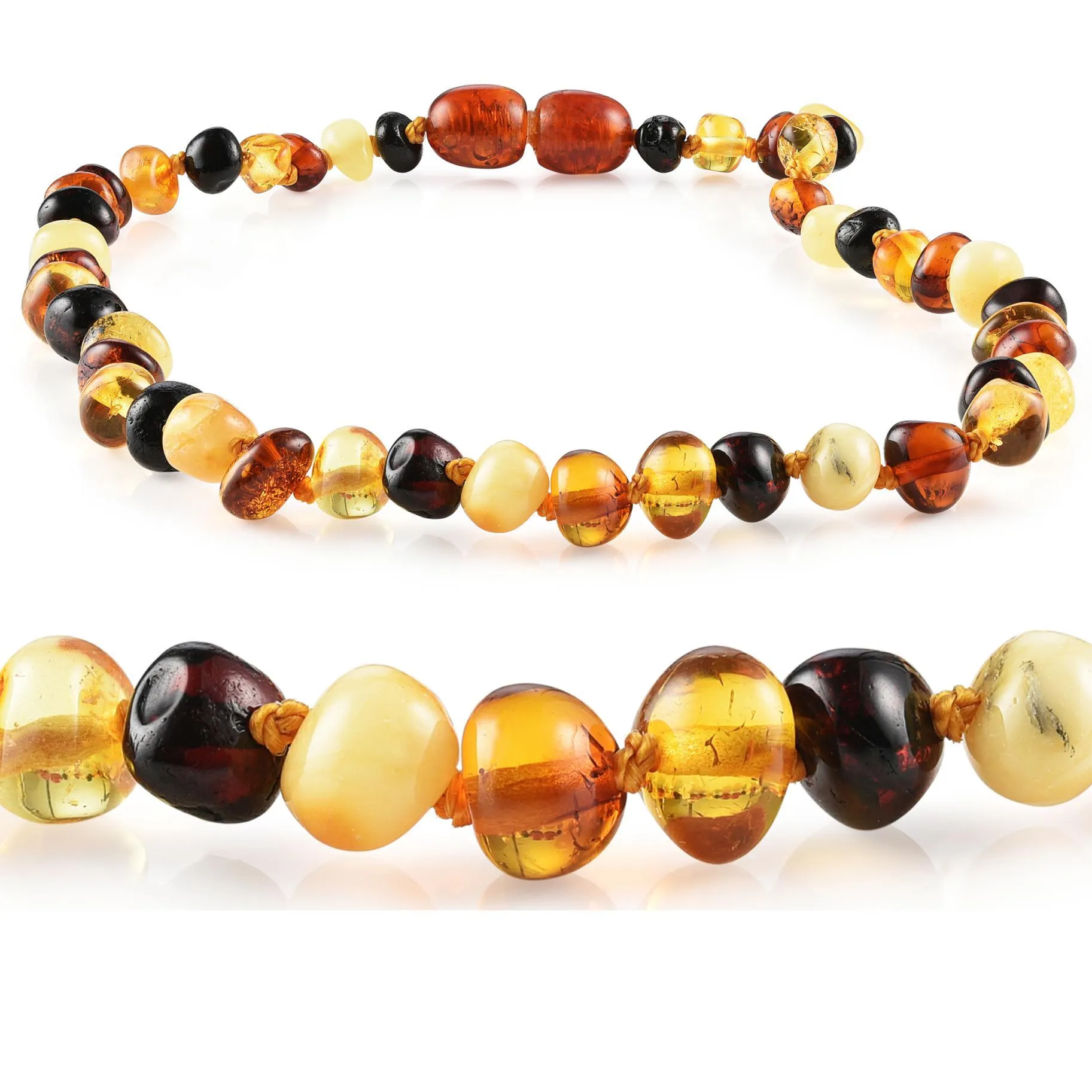 Amber Necklaces by R.B. Amber Jewelry (10-11")