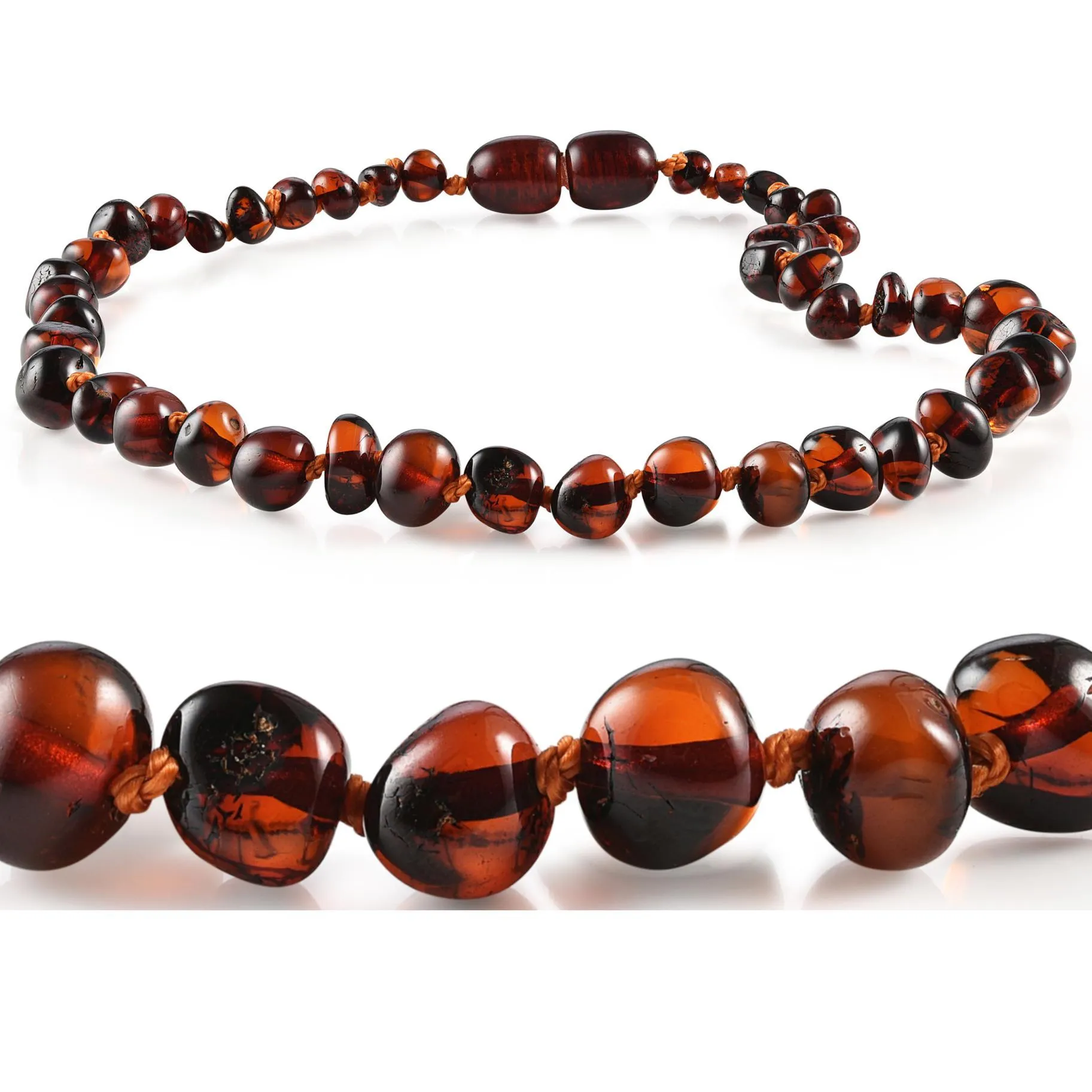 Amber Necklaces by R.B. Amber Jewelry (10-11")