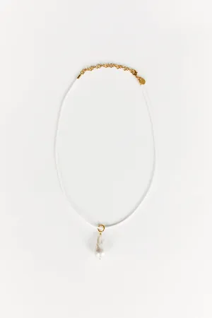 AMBER SCEATS INES PEARL NECKLACE