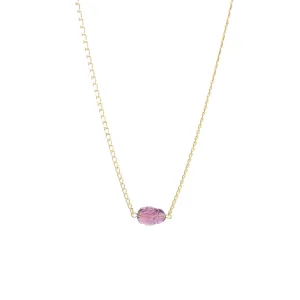 Amethyst Scarab Necklace