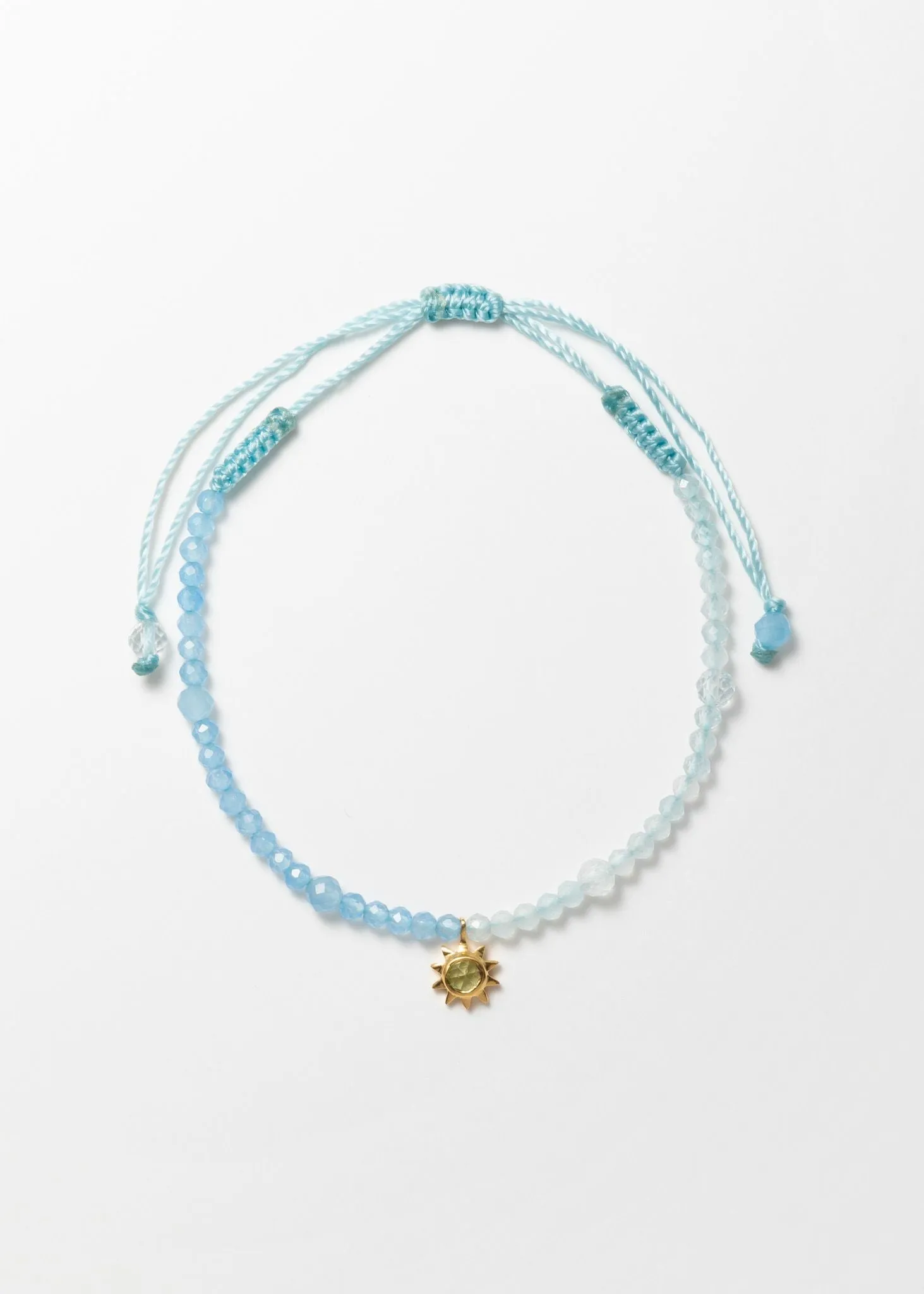 Aquarius -水瓶座- Beads Bracelet With Charm