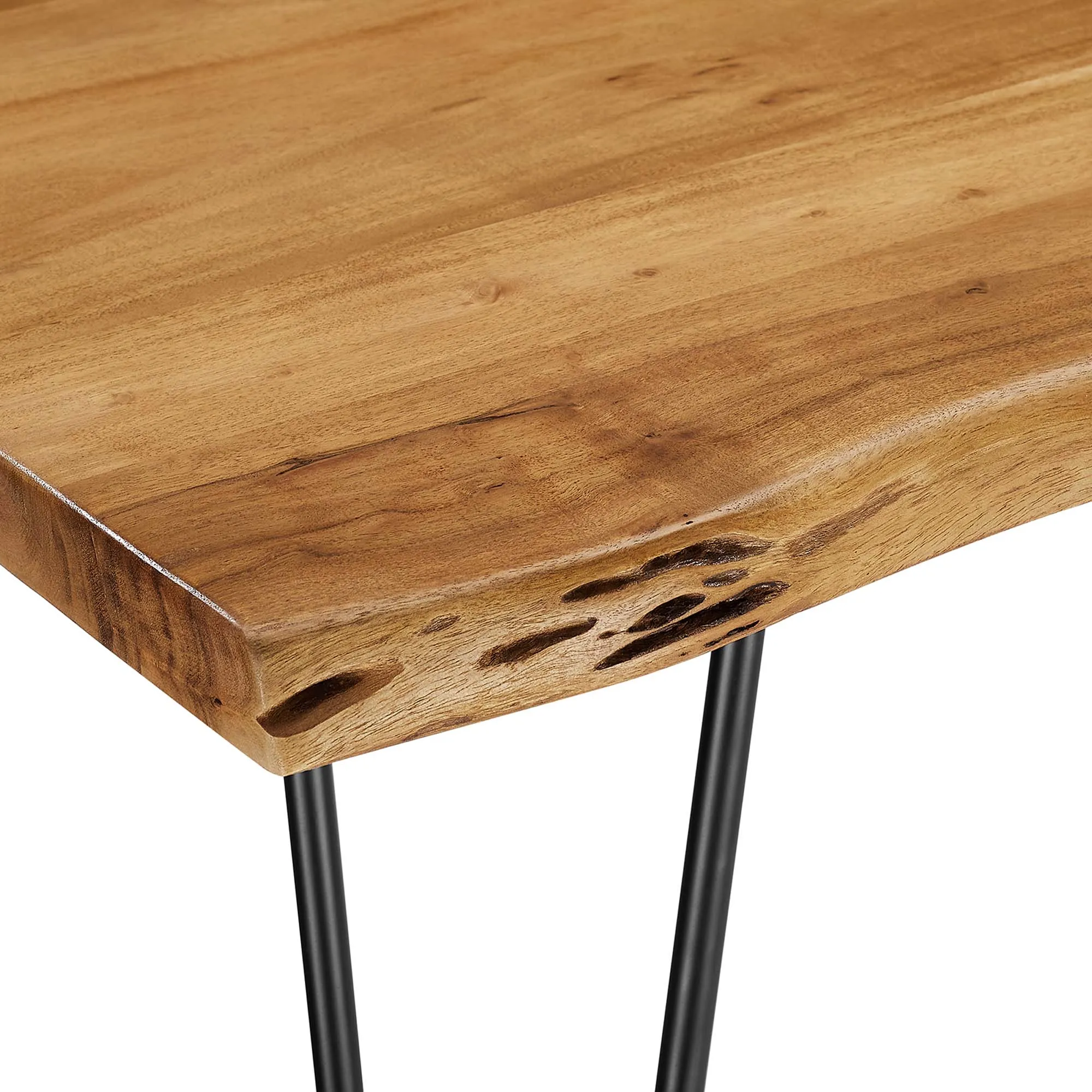 Ardor 60" Live Edge Acacia Wood Acacia Wood Dining Table by Modway