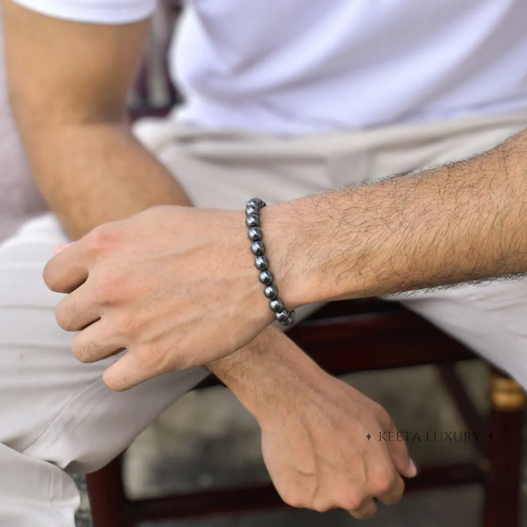 Basic - Hematite Bracelet