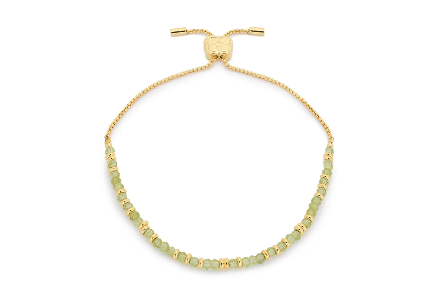 Batiki Peridot & Gold Stacking Bracelet