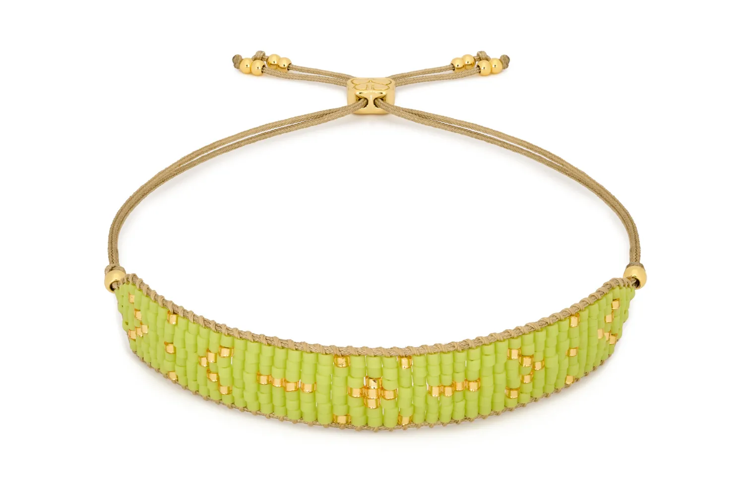 Batiki Peridot & Gold Stacking Bracelet