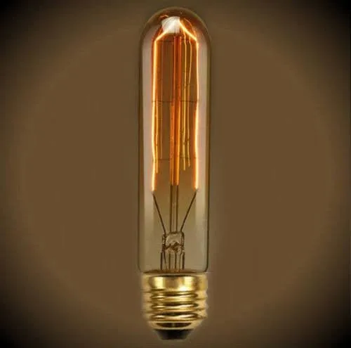 Beacon Tube Nostalgic Light Bulb - 20 Watt - 5.5 in Length - Clear