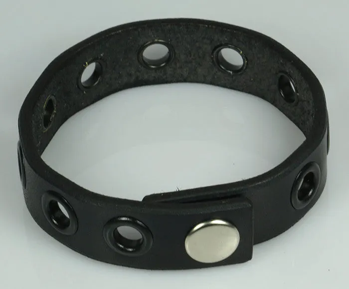 Black Eyelet Bracelet