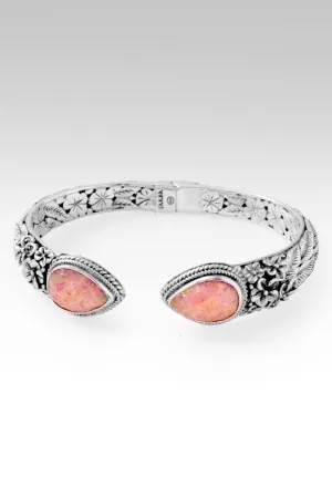 Bloom Happily Tip-to-Tip Bracelet™ in Salmon Pink Simulated Opal