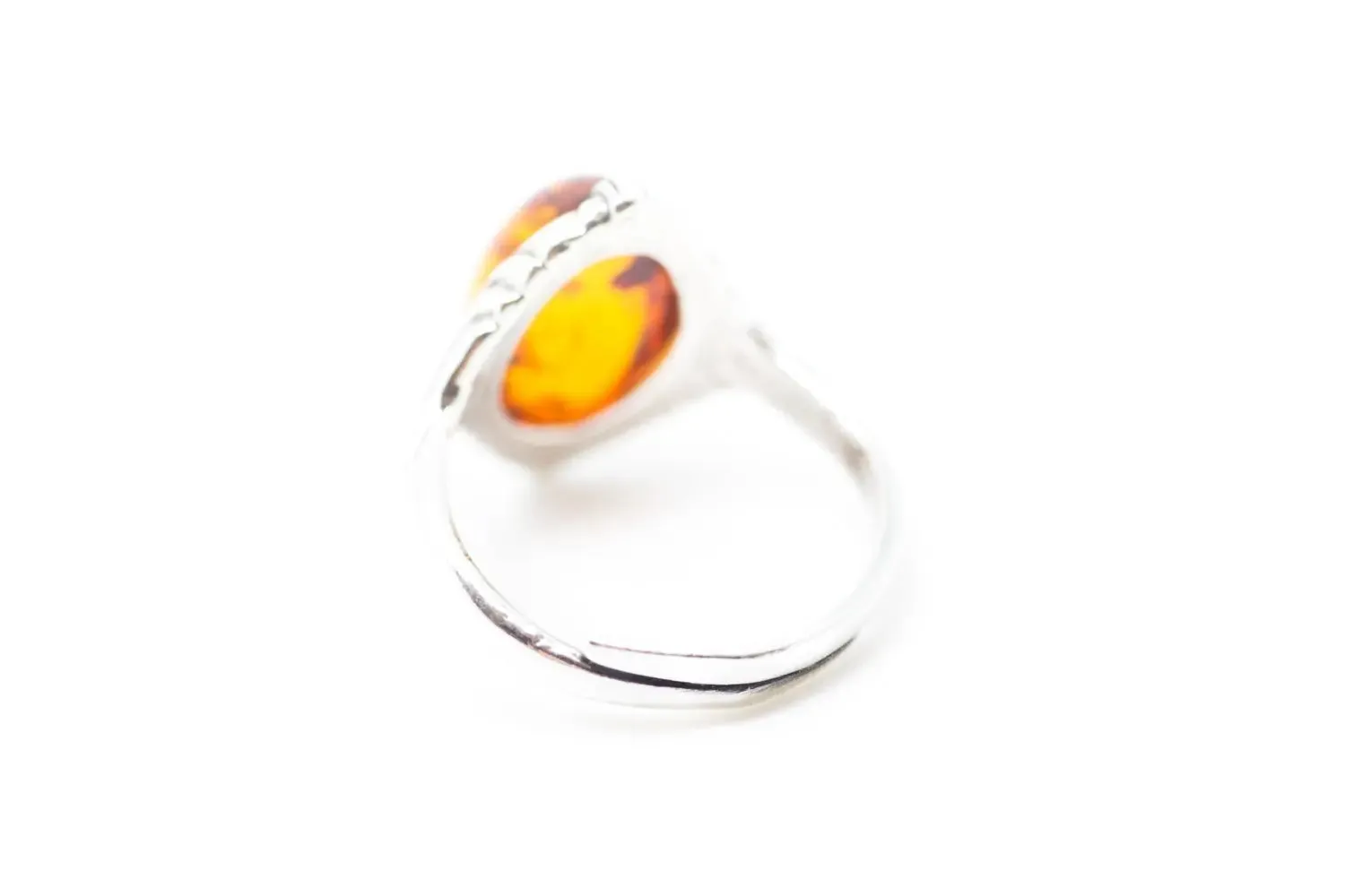 Boho Amber Ring