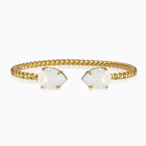 Caroline Svedbom Mini Drop Bracelet Gold White Opal