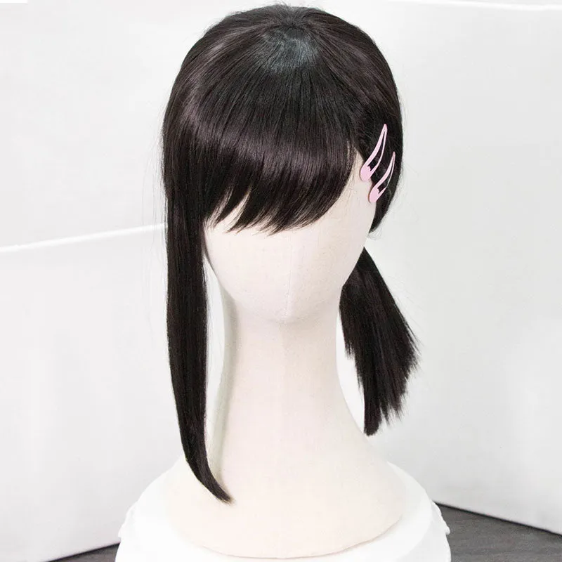 Chainsaw Man Kobeni Higashiyama Black Cosplay Wig - Wig   Hairpin