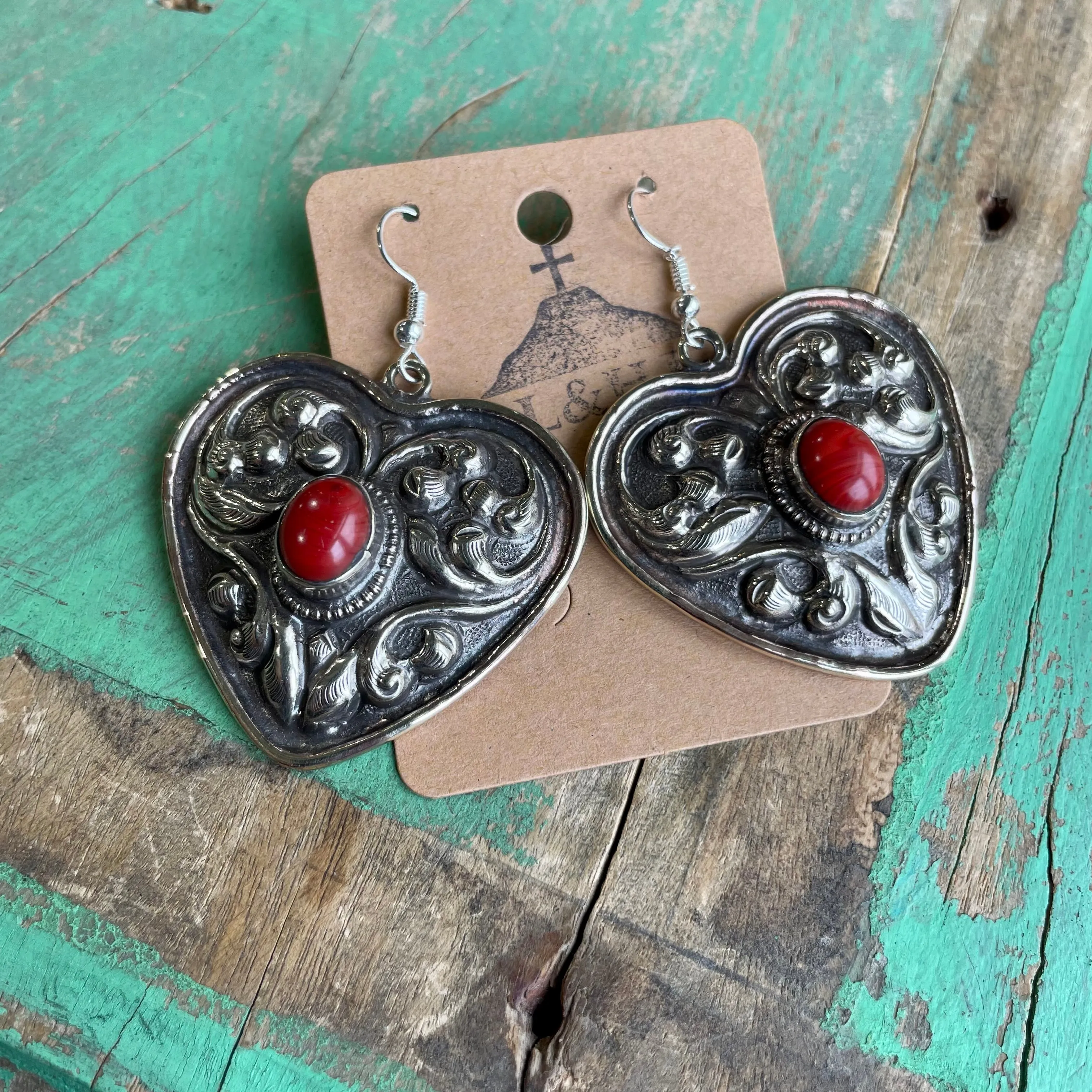 Chunky Heart Earrings