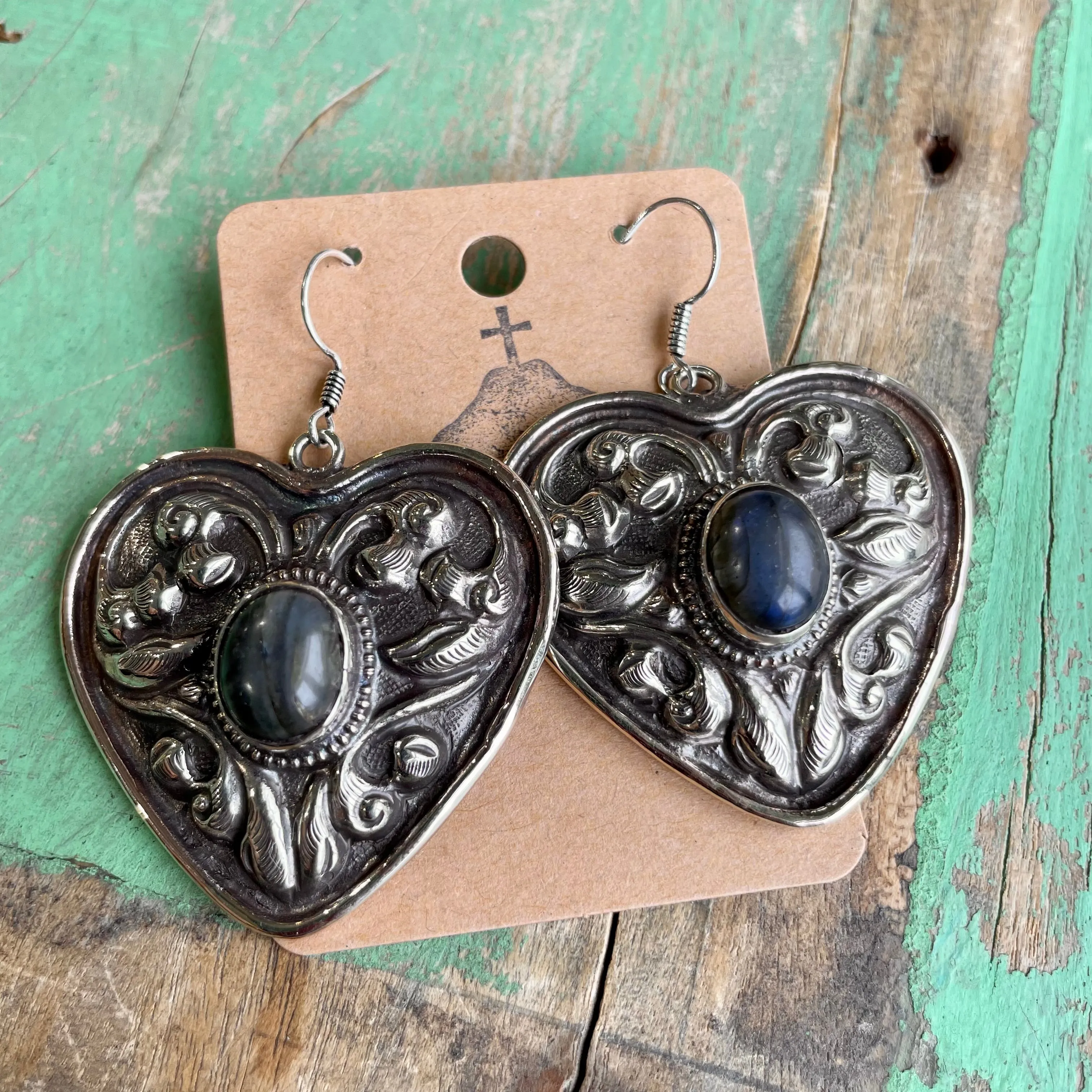 Chunky Heart Earrings