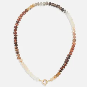 Coffee Gemstone Necklace