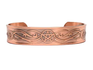 Copper Magnetic Pentagram Adjustable Bracelet