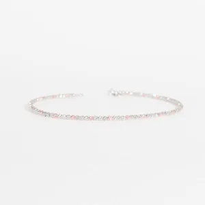 Diamond-Cut Bead Bangle