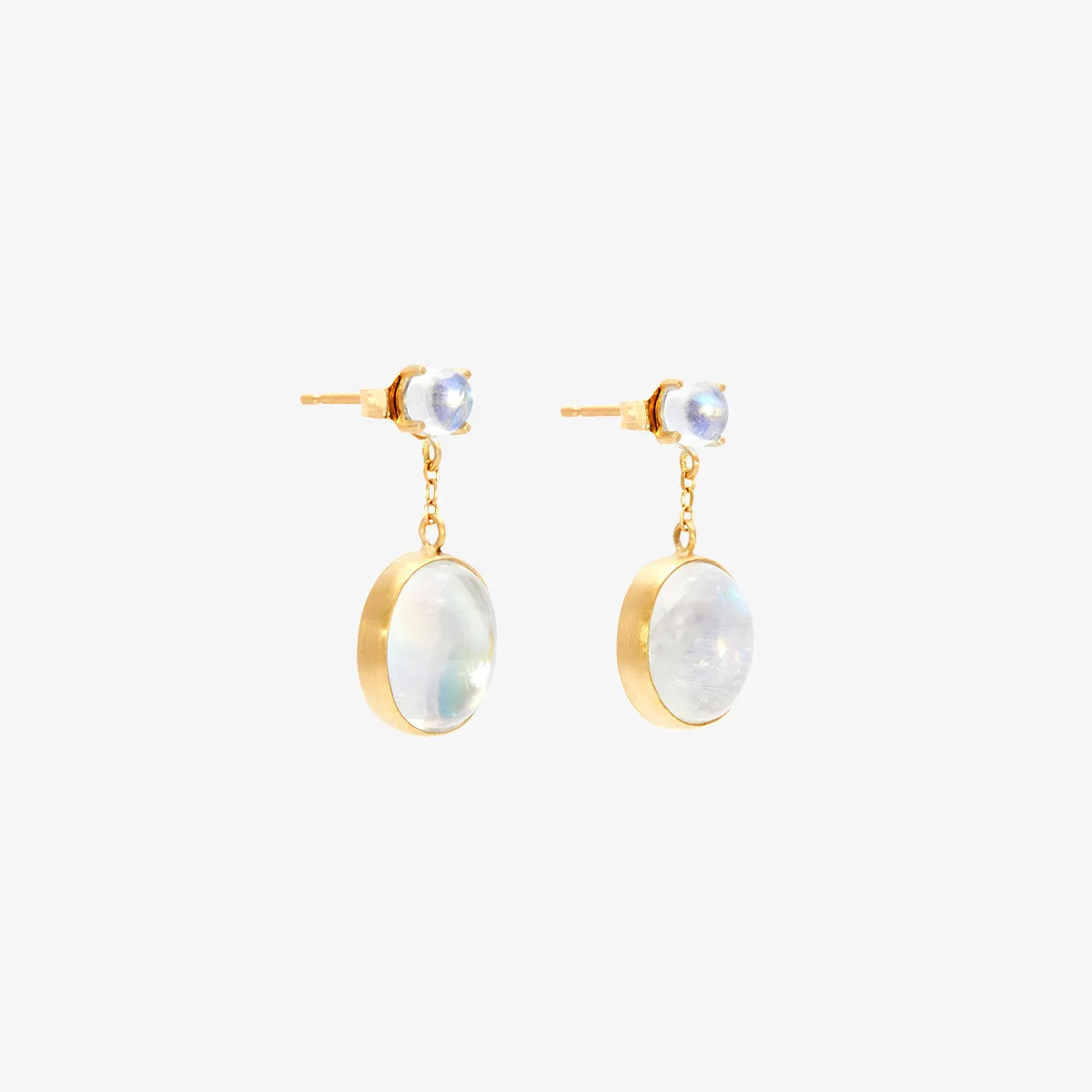 E8601RM | Rainbow Moonstone Glacé Earring