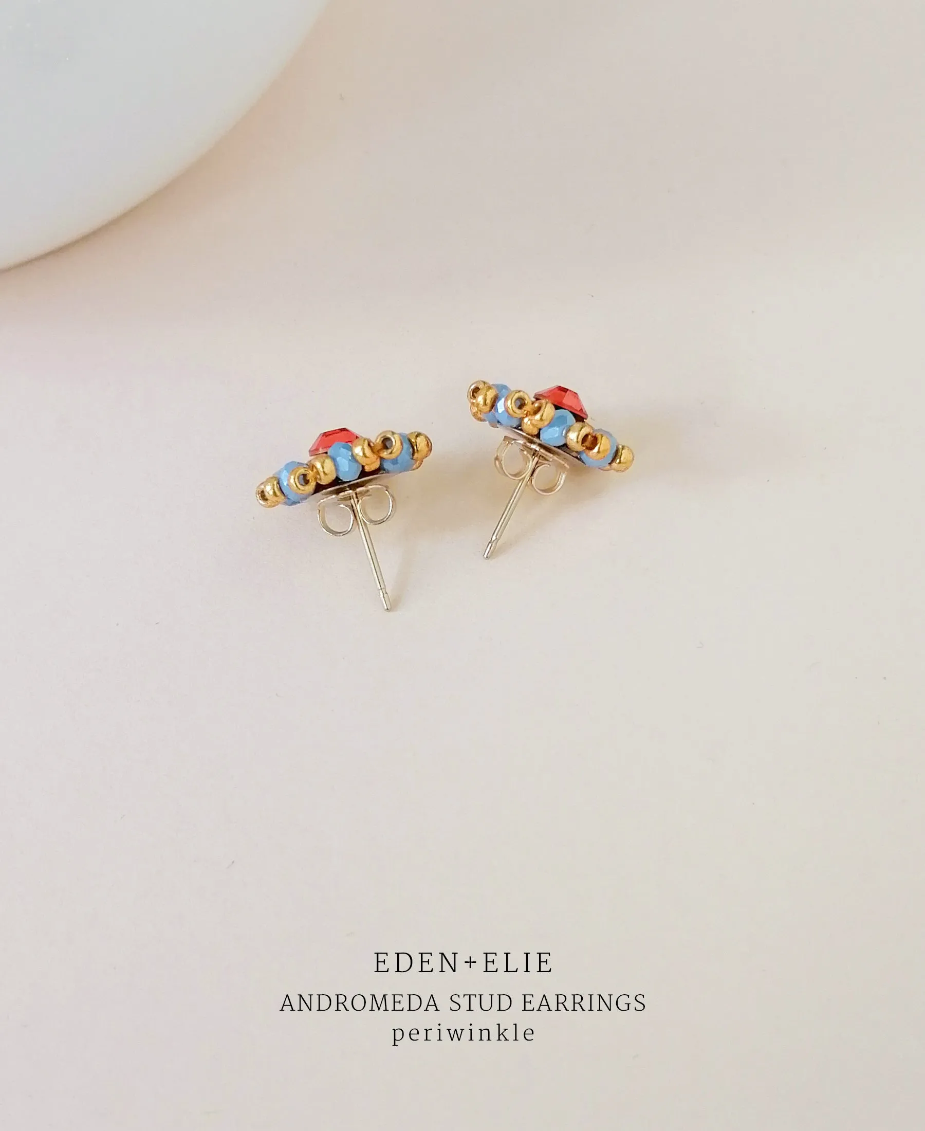 EDEN   ELIE Andromeda Stud Earrings - moonstone