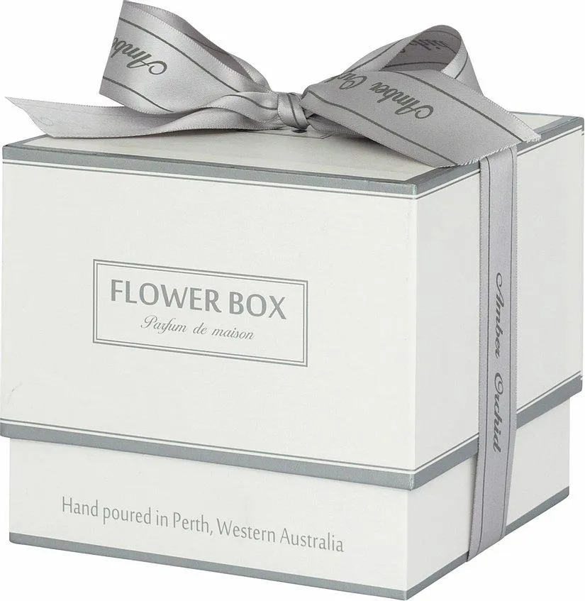 Flower Box Amber Orchid Candle 1kg