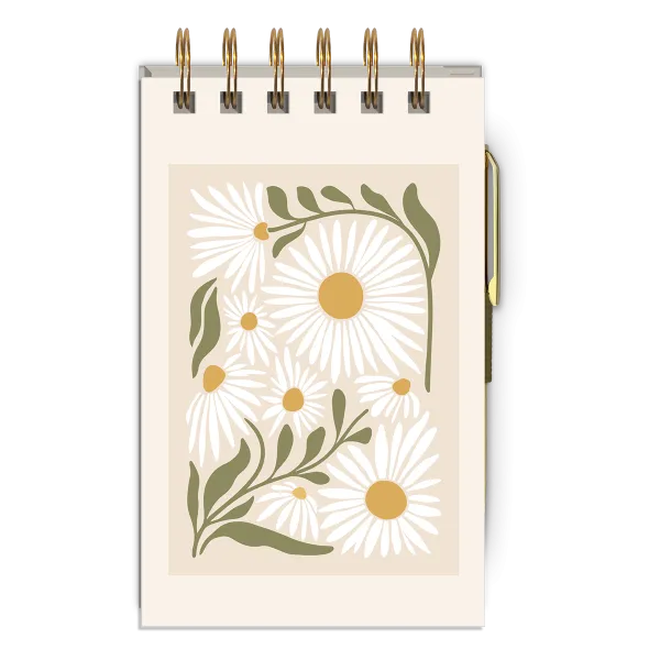 Flower Market Daisy Jotter Notepad