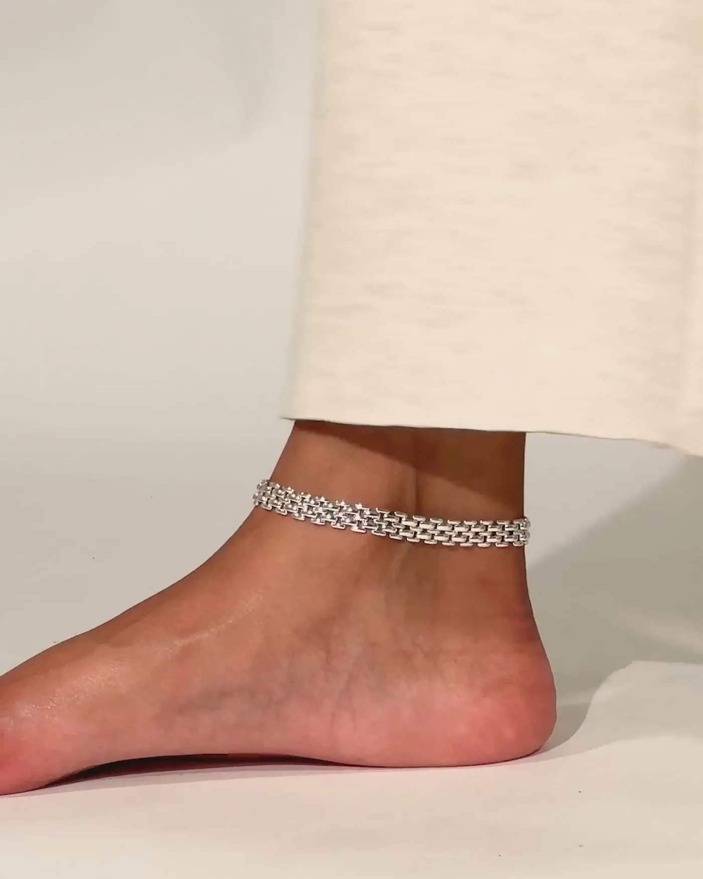 Francis Anklet | Silver