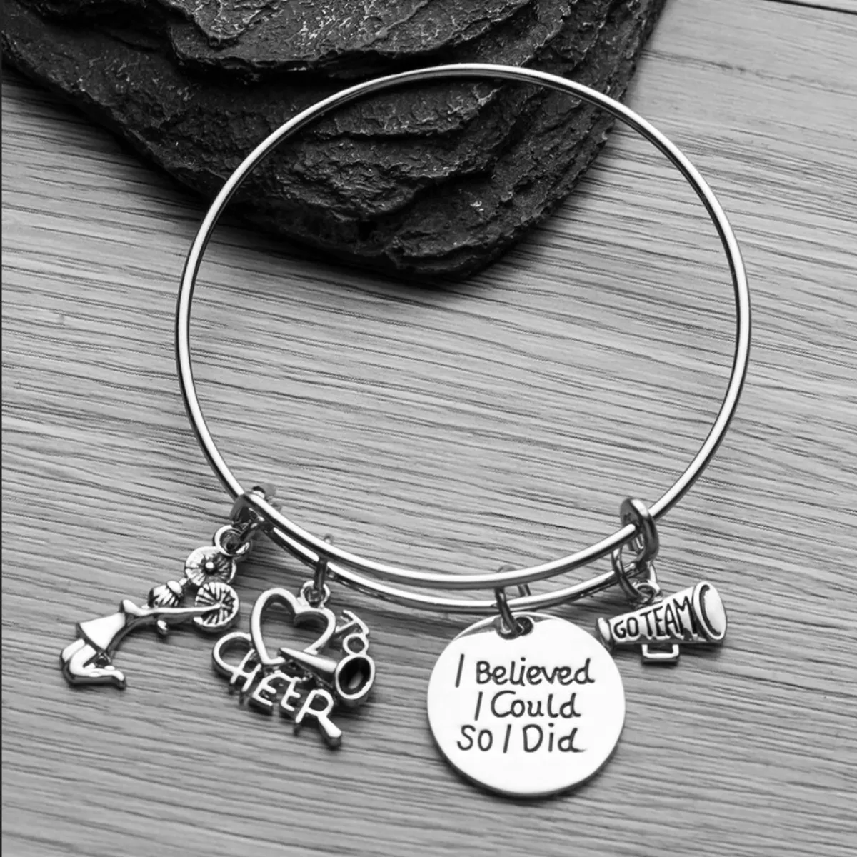 Girls Cheer Bangle Bracelet - Pick Style