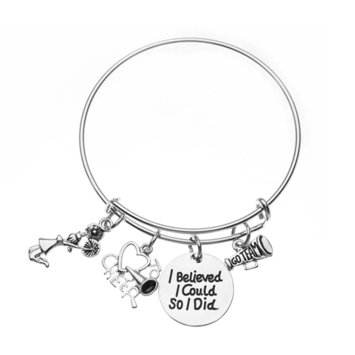 Girls Cheer Bangle Bracelet - Pick Style