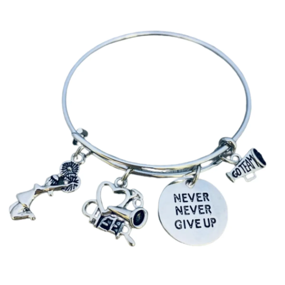 Girls Cheer Bangle Bracelet - Pick Style