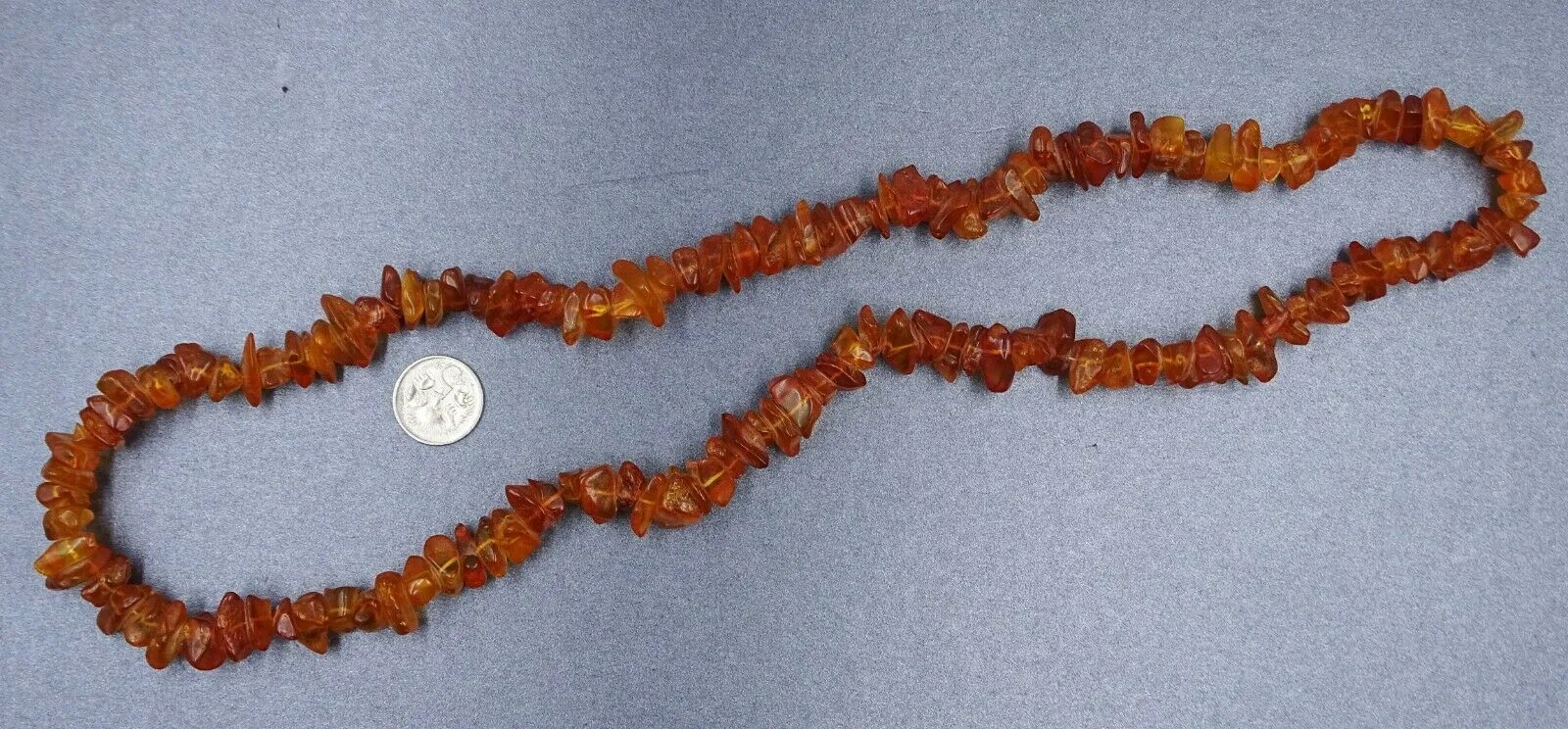 Gorgeous Natural AMBER Strand Necklace