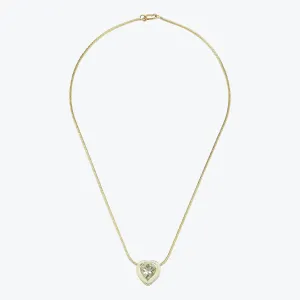 Green Amethyst Necklace