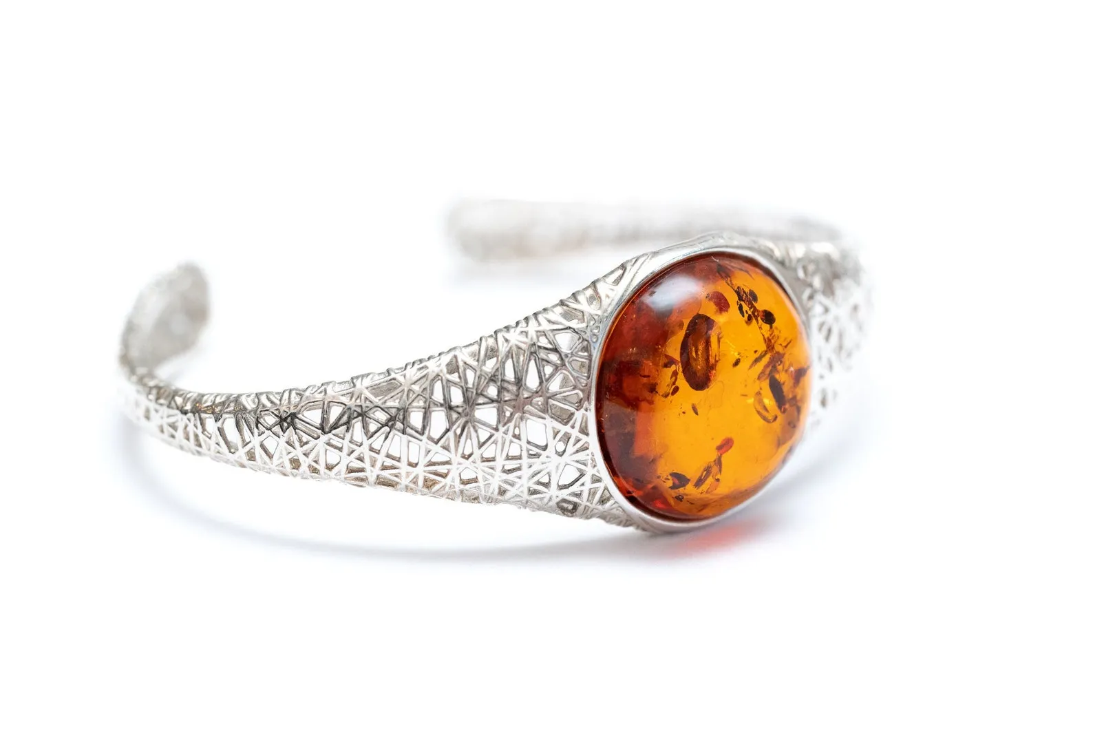 Handmade Modern Amber Arm Cuff