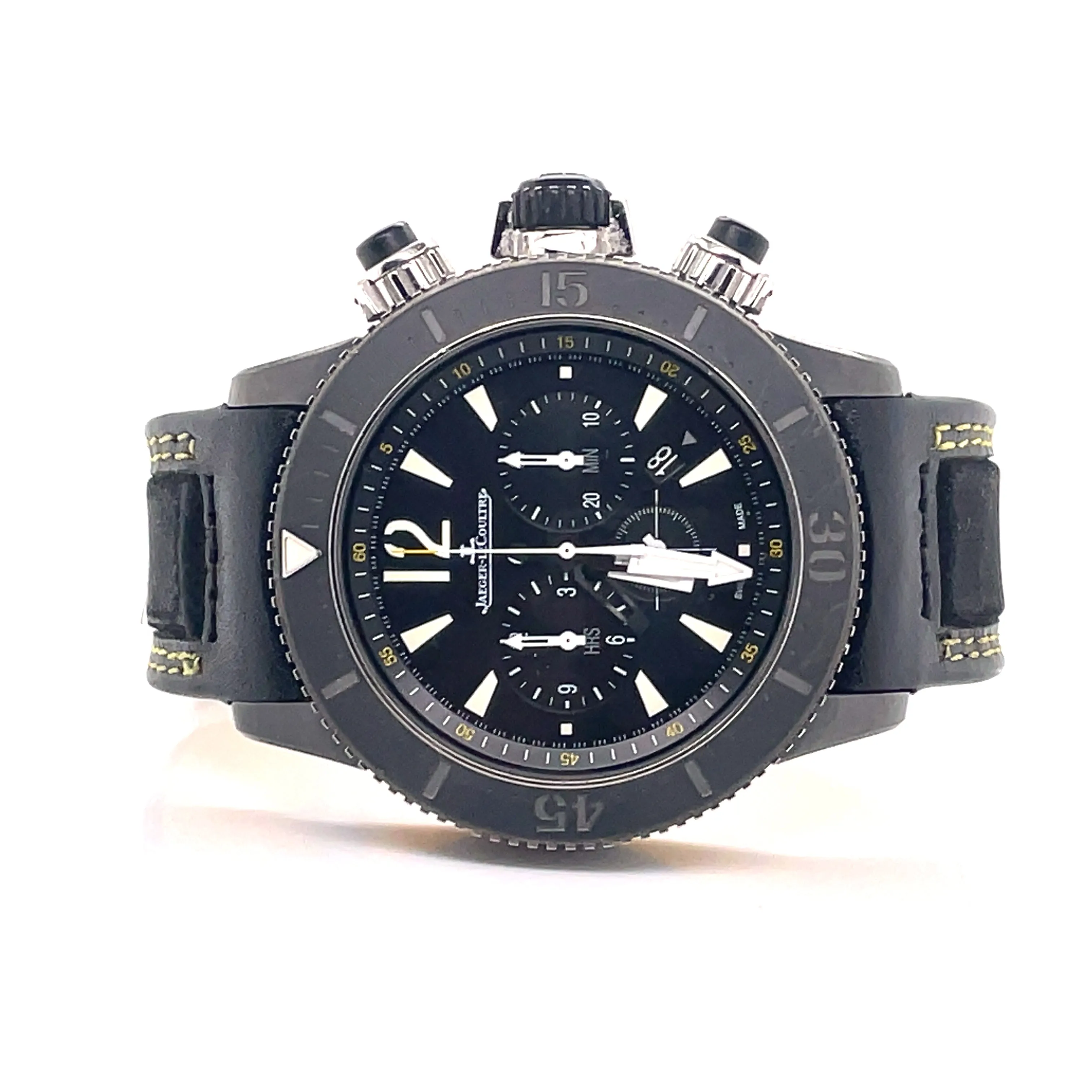 Jaeger-LeCoultre Master Compressor Diving GMT Titanium Watch Q178T471 LIMITED US NAVY SEALS Box and Papers