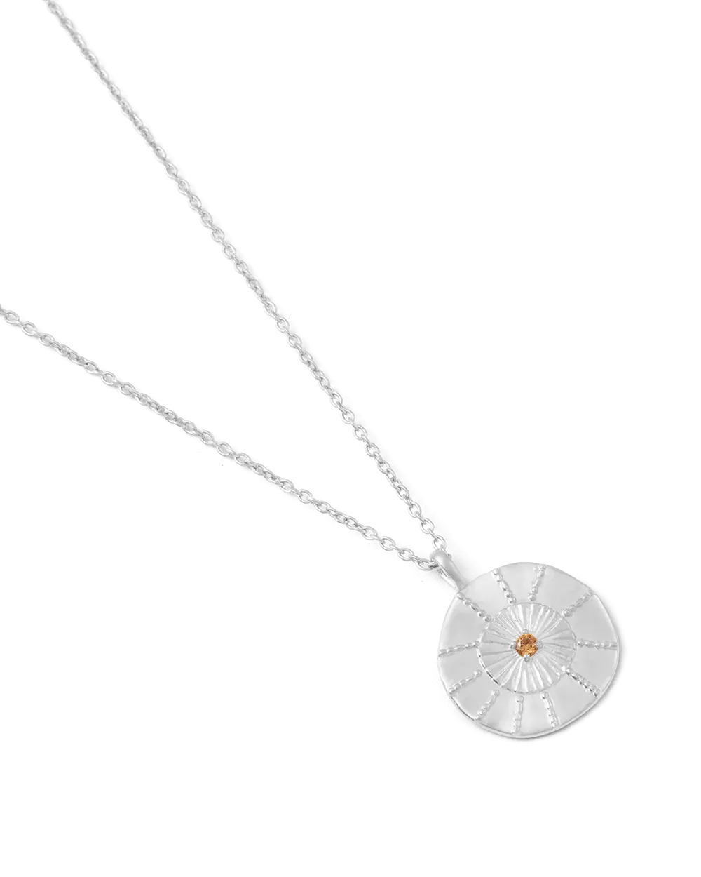 Kirstin Ash Tangerine Coin Necklace, Gold or Silver