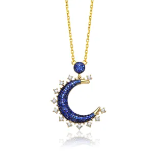 La Lune Golden Moon Necklace