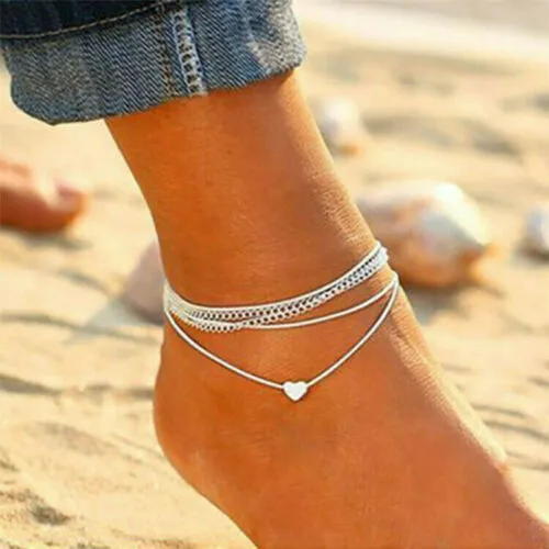 Love Heart Anklet