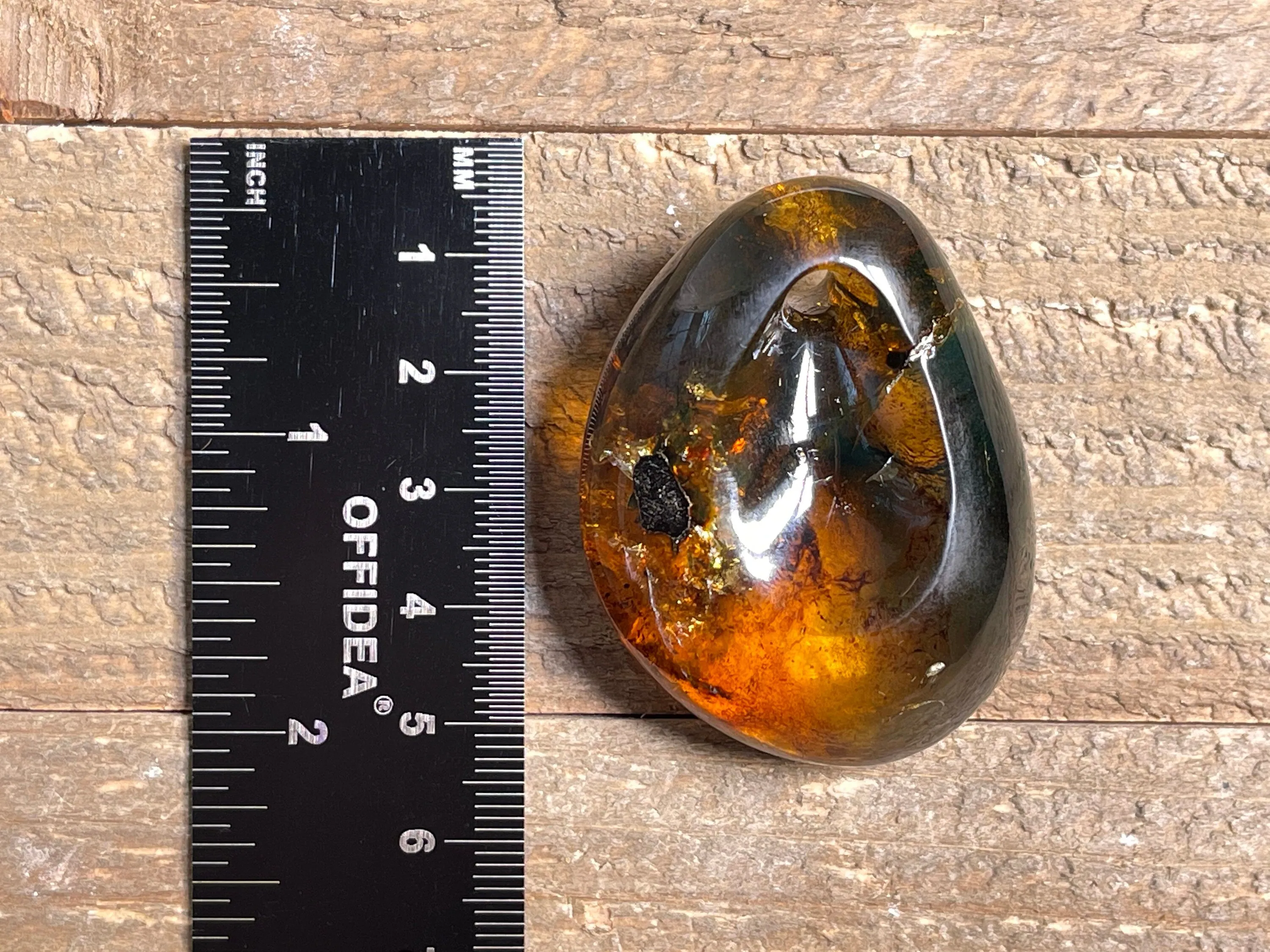 Mexican AMBER Crystal Pendant - Pendant Necklace, Handmade Jewelry, Healing Crystals and Stones, 48483