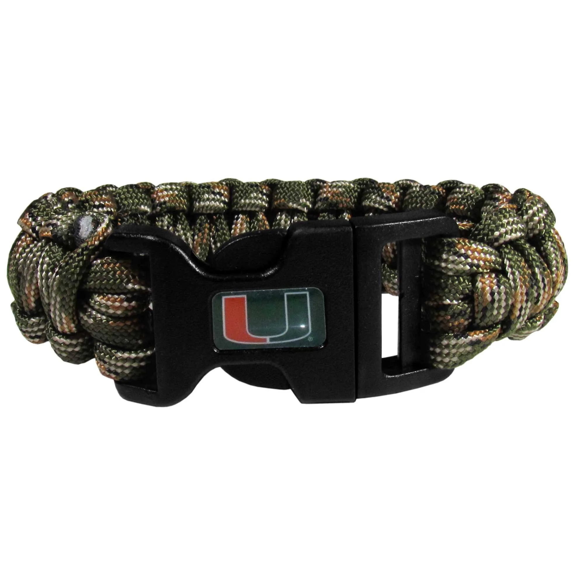 Miami Hurricanes Camo Survivor Bracelet